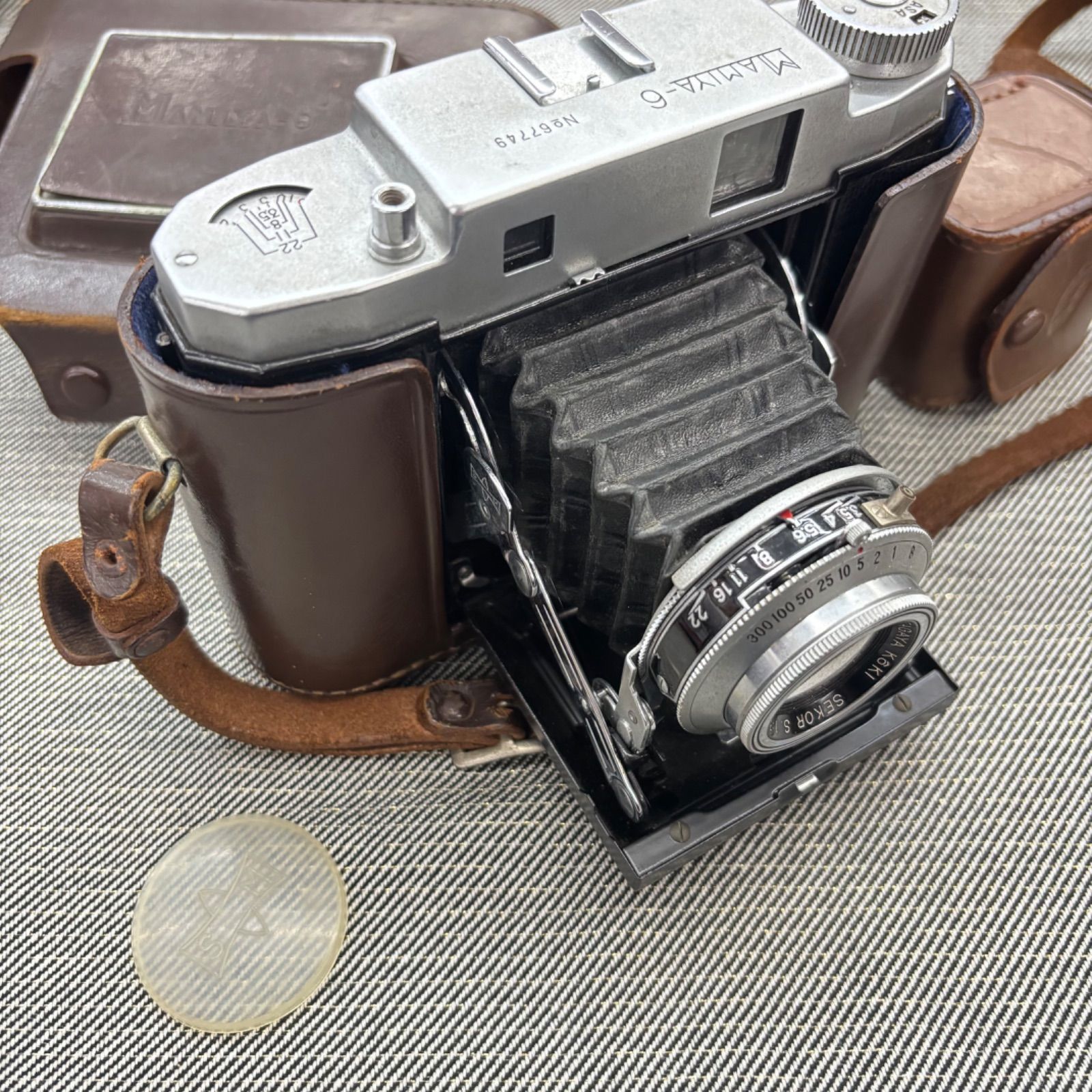 ジャンク MAMIYA マミヤ光機 中判フィルムカメラ Mamiya-6 スプリング 