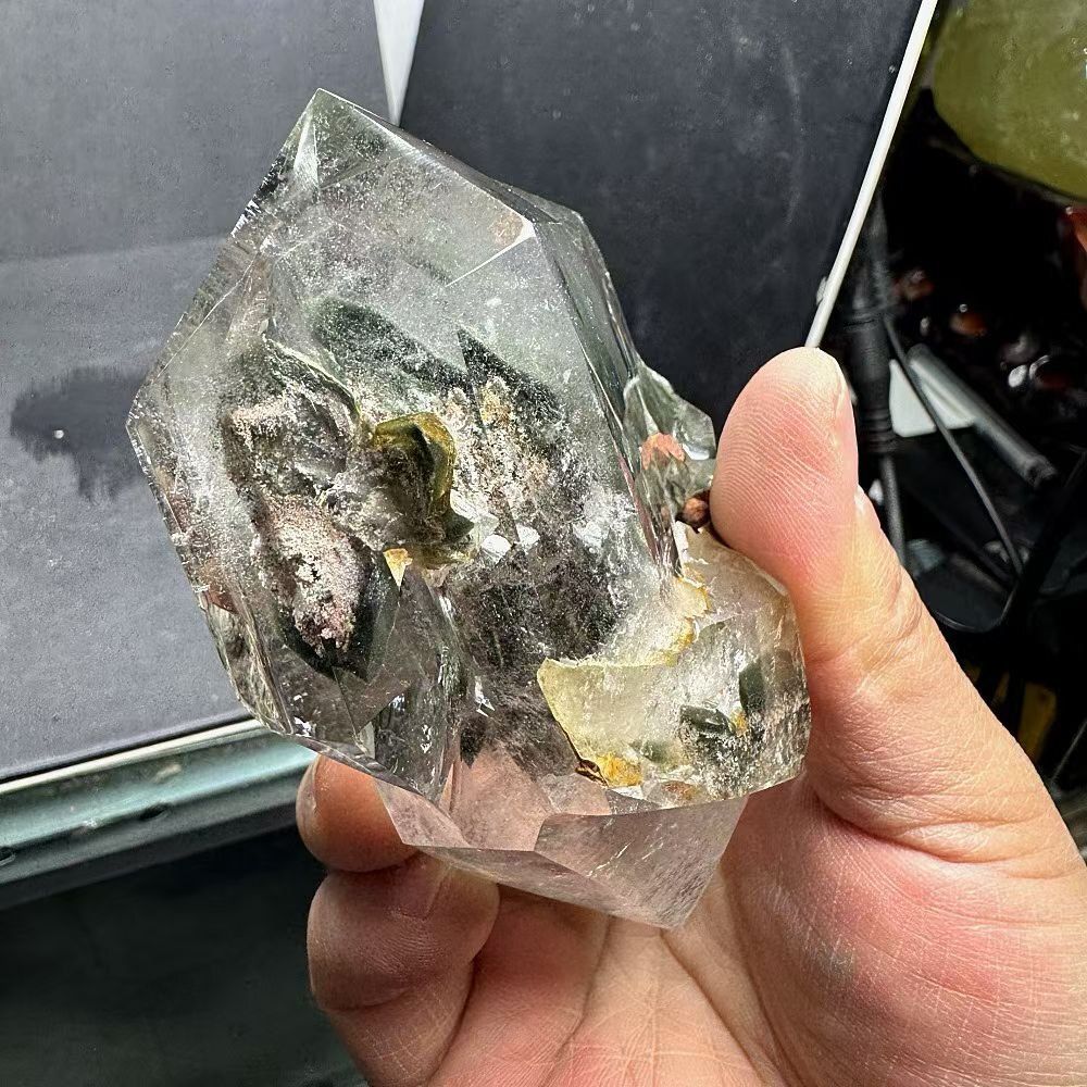 AAAAAA級天然ガーデンクォーツ水晶原石B0324|YS|31905|480C