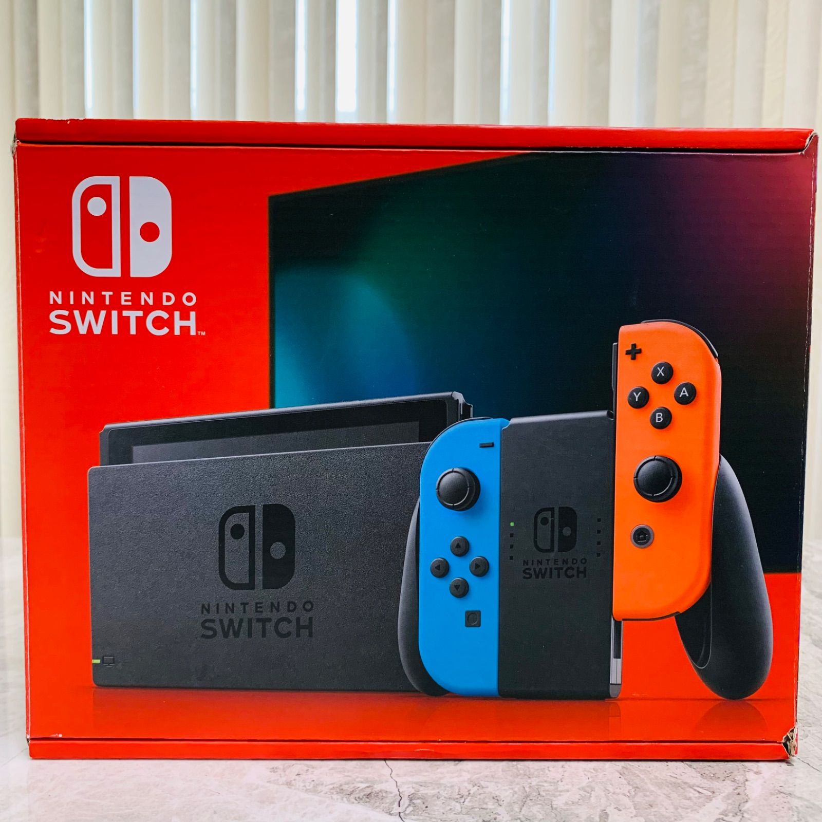 完動品】Nintendo Switch スイッチ 本体 バッテリー強化版 2023年製 箱 