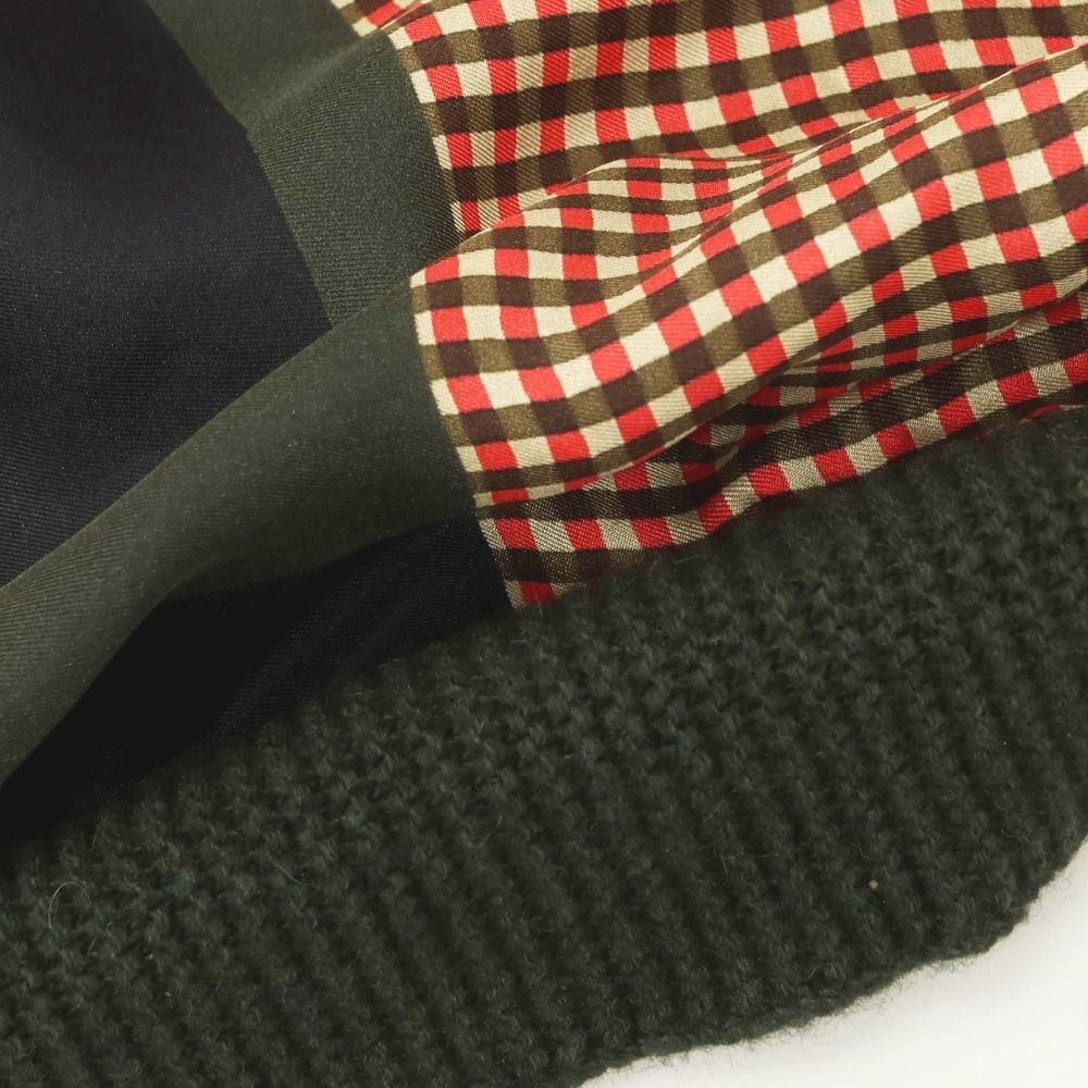 【中古】ピエール ルイ マシア PIERRE LOUIS MASCIA シルク×カシミヤ混ウール ストール レッドxグリーン【サイズ－】【ユニセックス】 中古】ピエール ルイ マシア PIERRE LOUIS MASCIA シルク×カシミヤ混