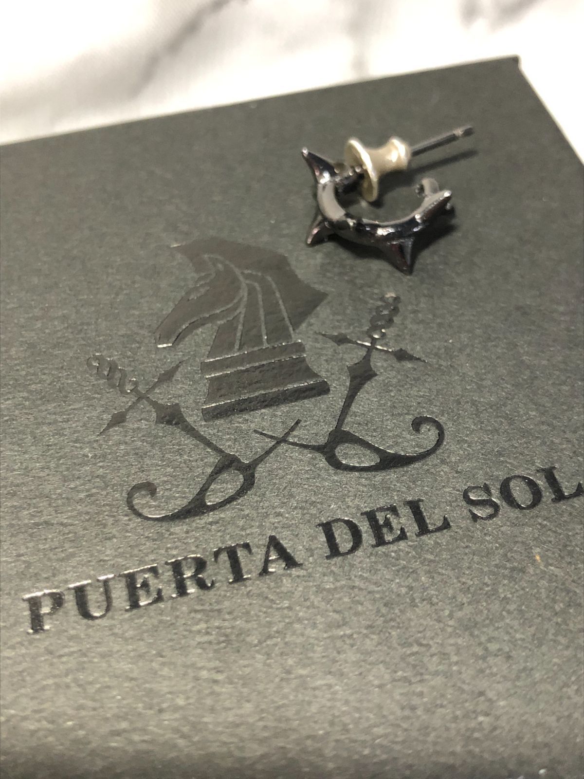 ピアス 片耳用 PUERTA DEL SOL プエルタデルソル シルバー SILVER刻印 