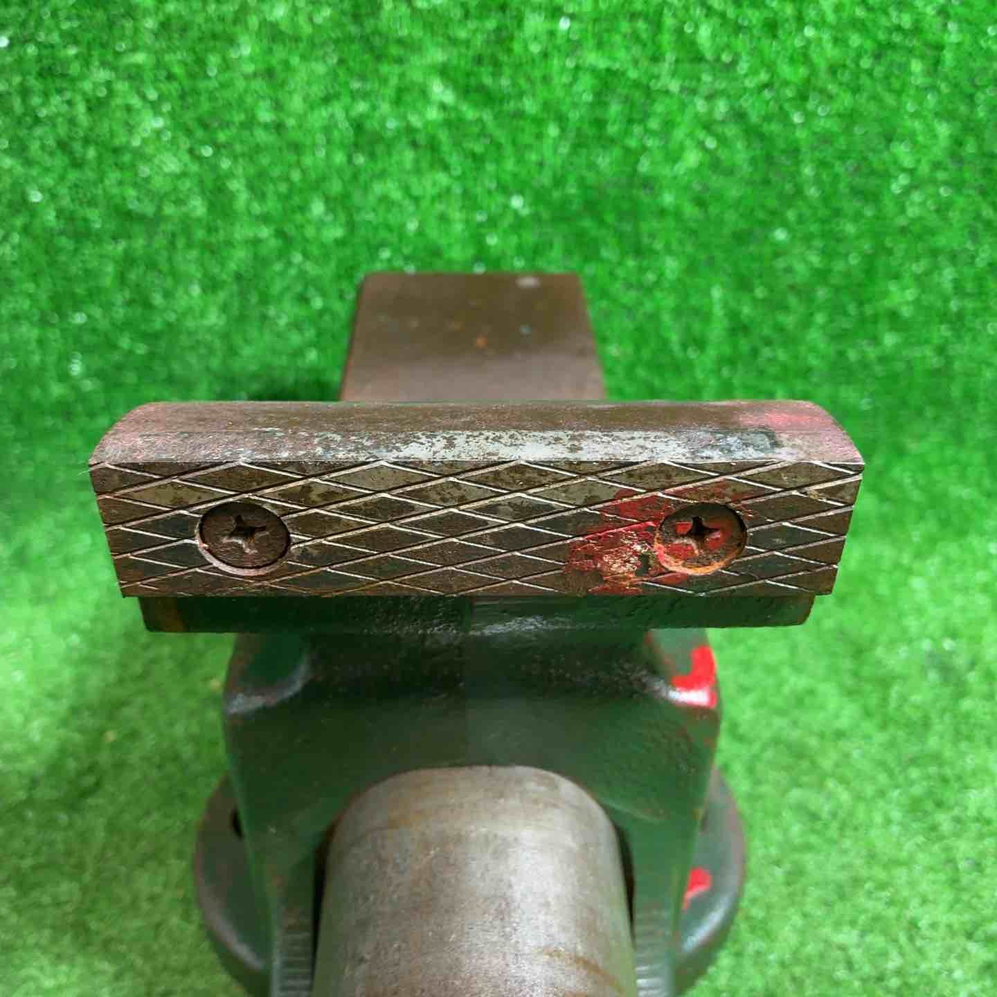 中古品】 日ノ出 HINODE リードバイス バイス 万力口金幅 100mm 【藤沢 
