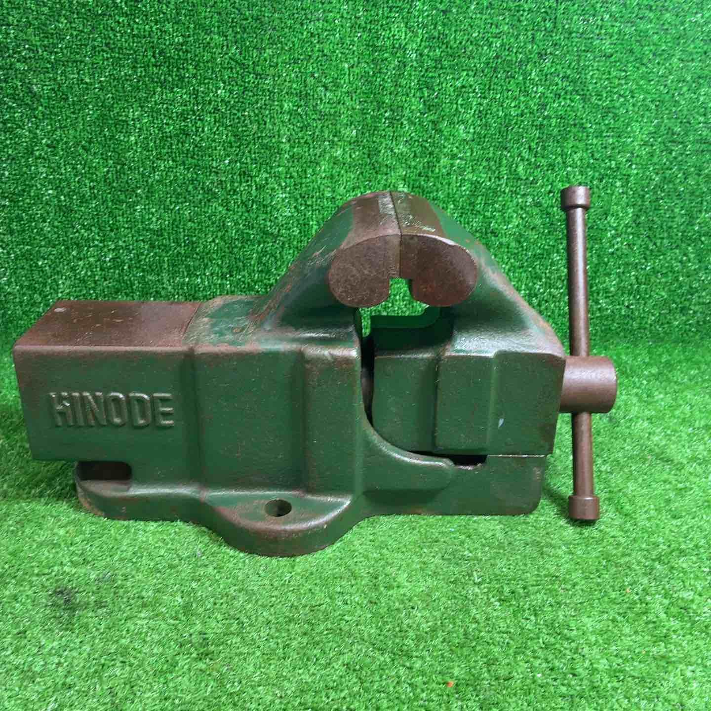 中古品】 日ノ出 HINODE リードバイス バイス 万力口金幅 100mm 【藤沢 