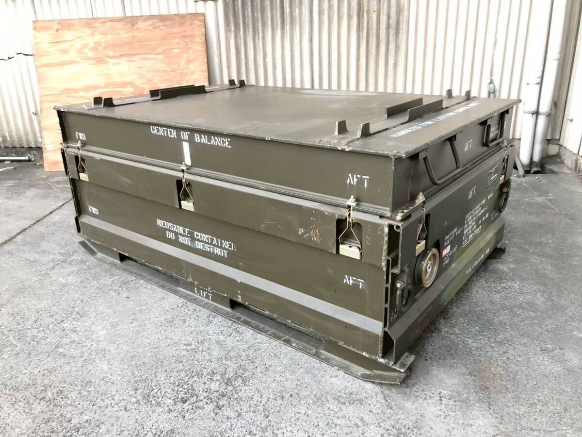 米軍放出アルミコンテナボックス 米軍放出アルミコンテナボックス