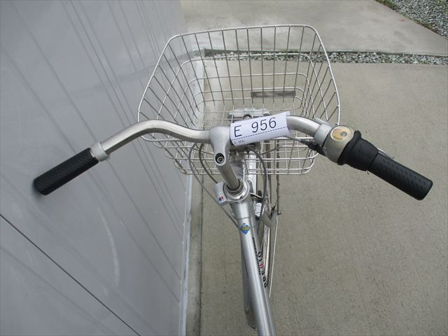 E956★限定特価　整備済み★ブリヂストン　プレビオ★ 中古自転車 【　27インチ　シルバー　 】 E956☆整備済み☆完成車発送☆中古シティ自転車【ブリヂストン