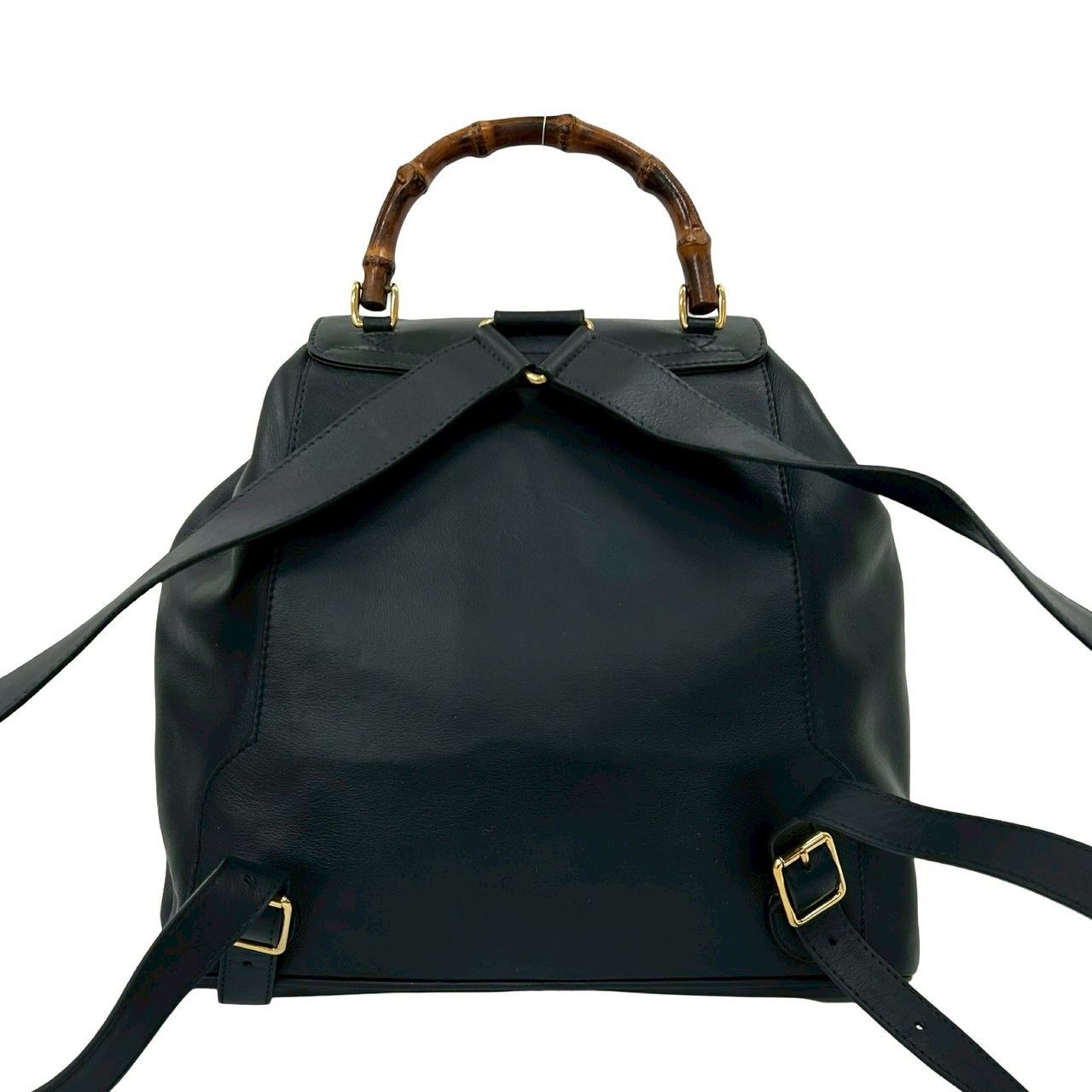 極 美品 GUCCI グッチ オールドグッチ ヴィンテージ バンブー レザー