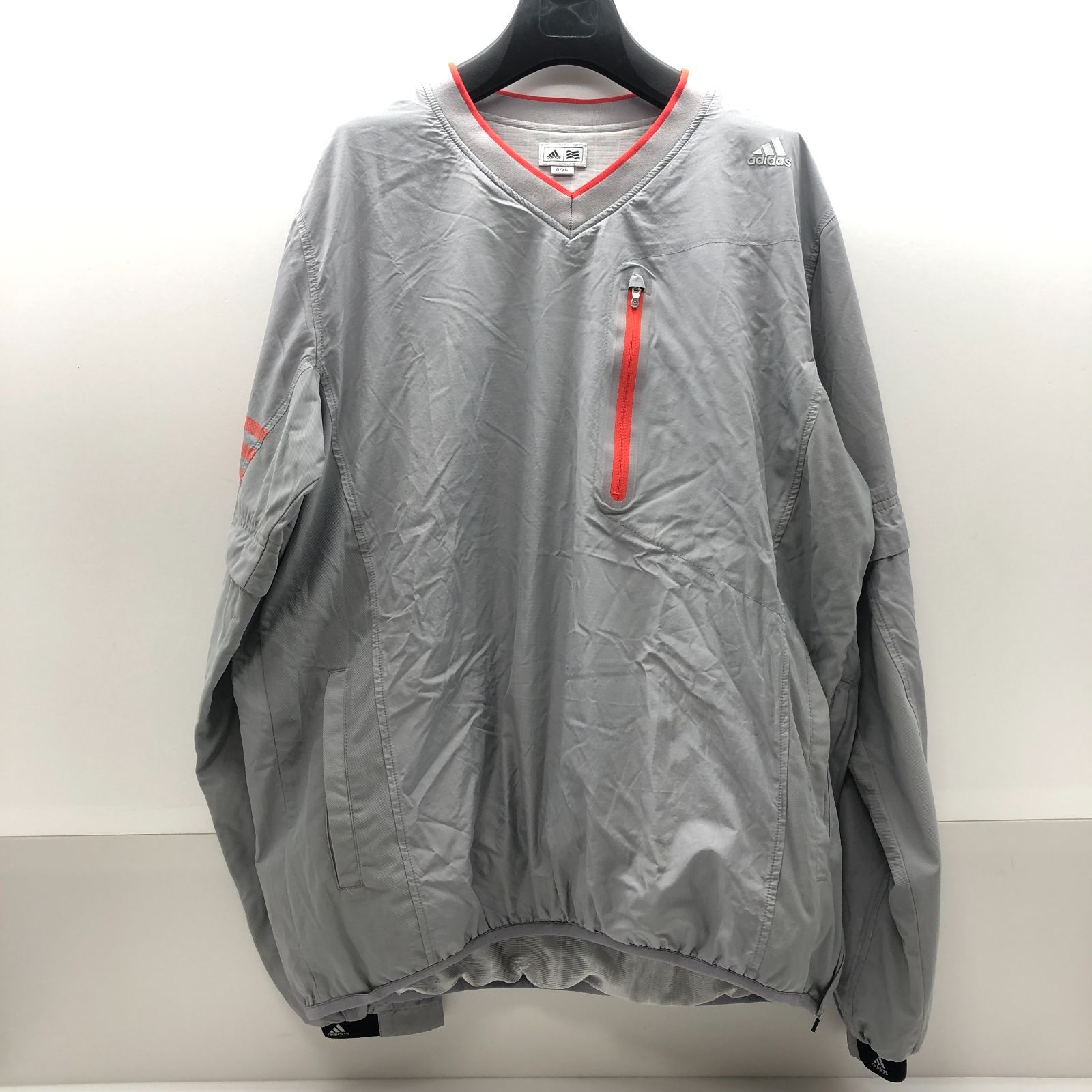 adidas メンズ ゴルフウェア O/XGサイズ ウィンドブレーカー 2way 長袖 