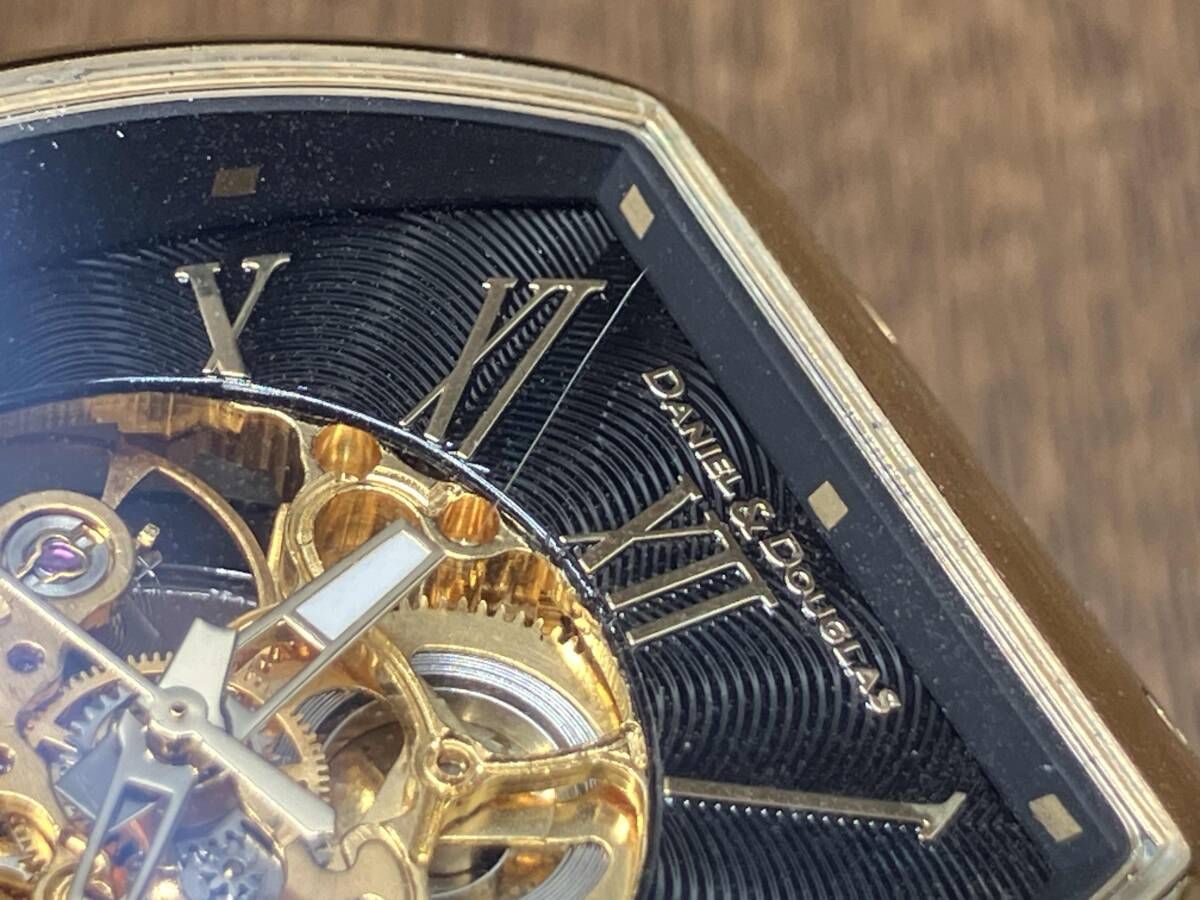  DANIEL-DOUGLAS ダニエルアンドダグラス DD8808 機械式 自動巻き腕時計 き ワンポイント 自動巻き時計 腕時計(アナログ)