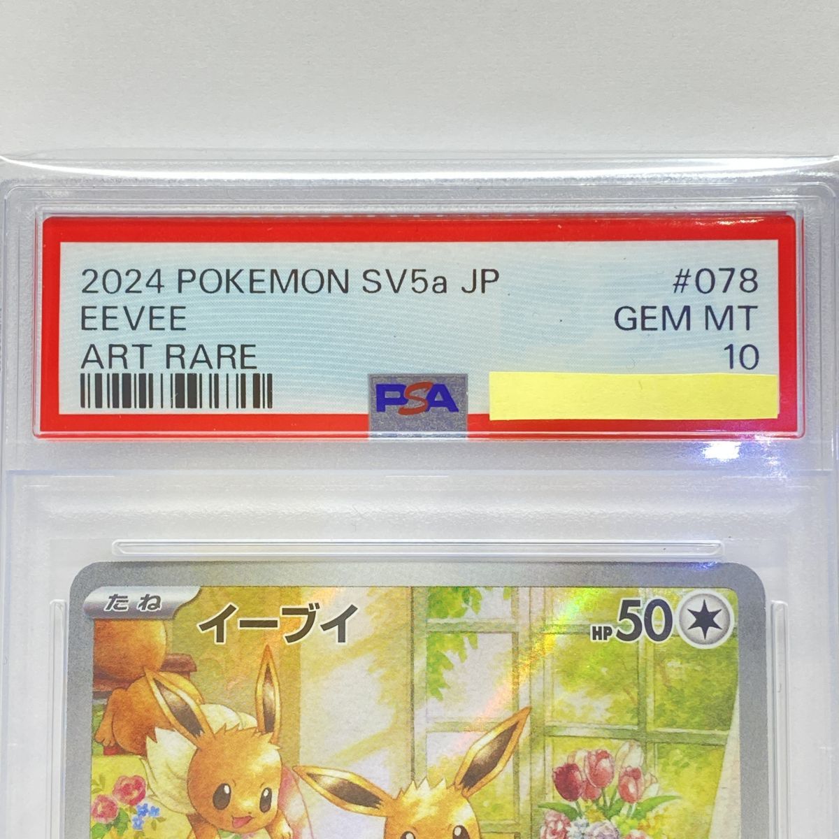 PSA10】ポケモンカード イーブイ SV5a 078/066 AR 鑑定品 【公式通販】