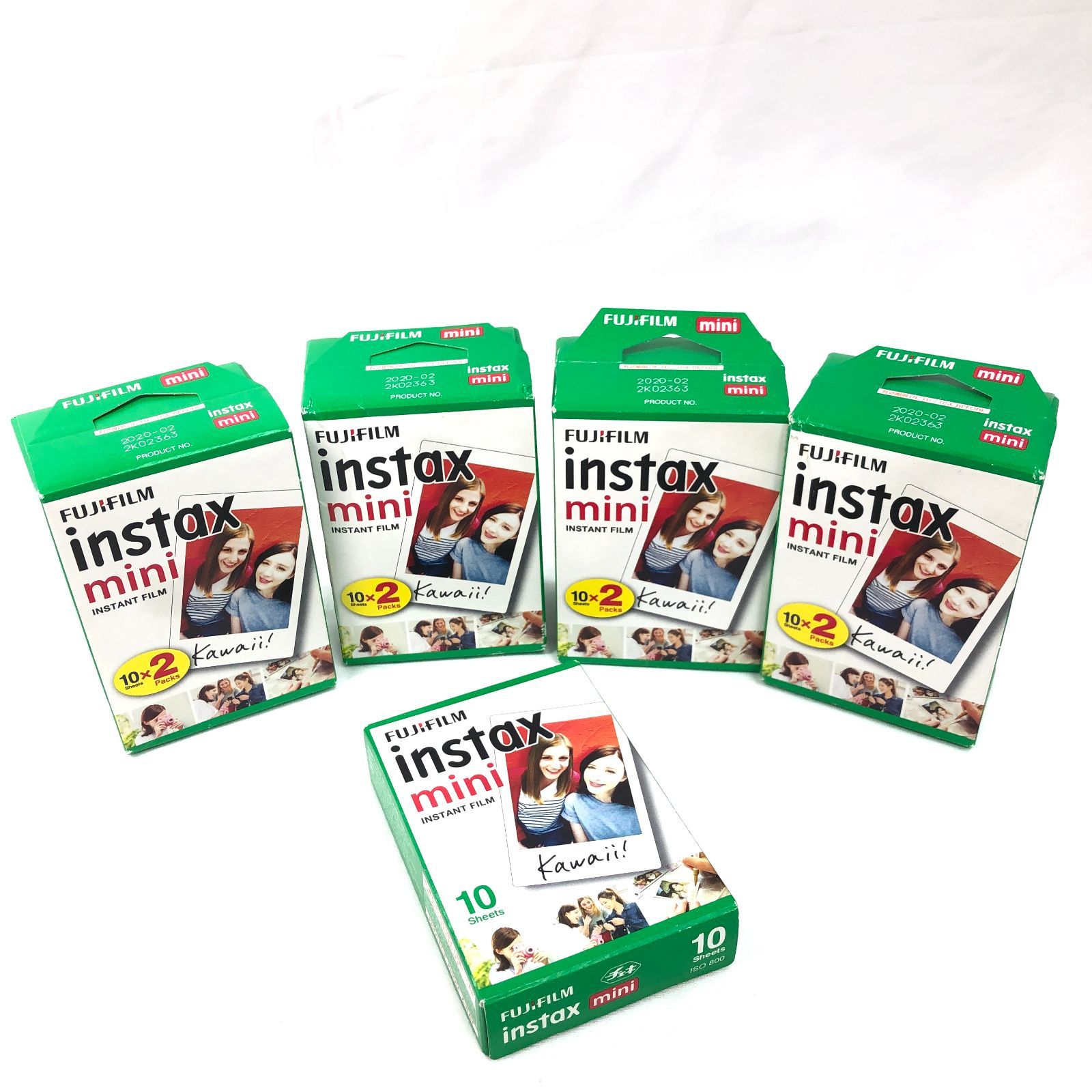 【期限切れまとめ売り】FUJIFILM インスタントカラーフィルム instax mini用 未使用パック