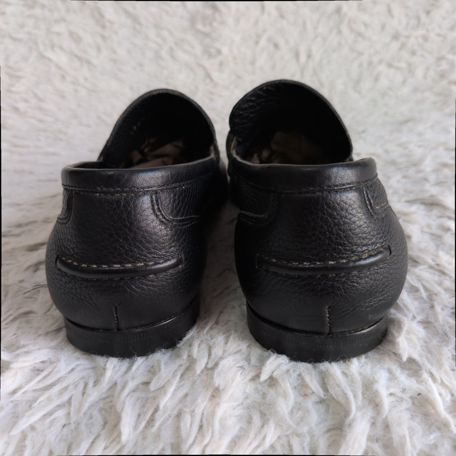 人気✨GUCCI グッチ ホースビットバンブーローファー レザー ブラック 