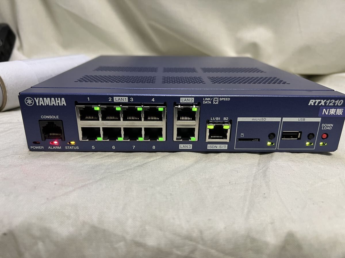YAMAHA RTX1210 ギガアクセスVPNルーター 中古 - メルカリ
