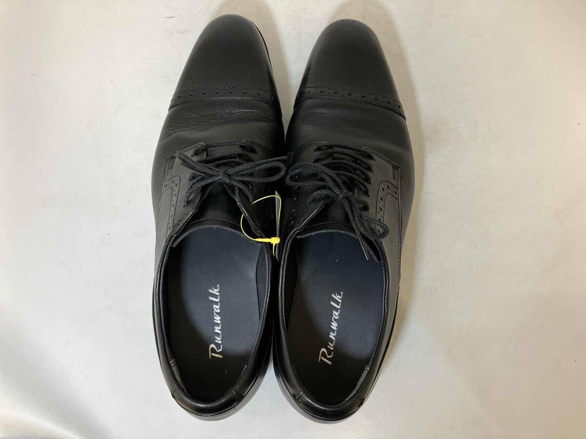 RUNWALK 25.5 ストレート 黒 メンズ ビジネス - 美品asics Runwalk 