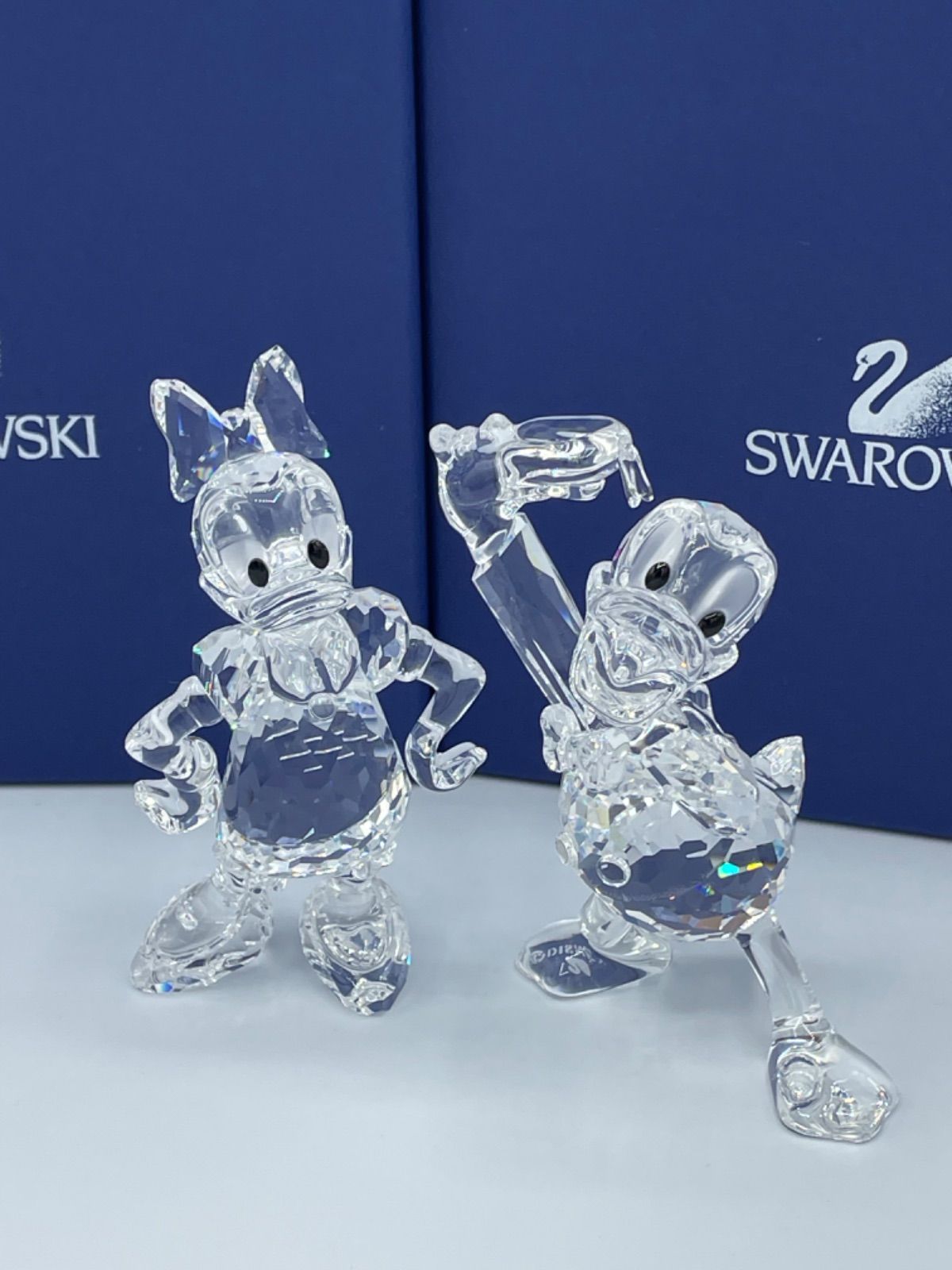 美品 SWAROVSKI スワロフスキー DISNEY SHOWCASE COLLECTION ドナルド
