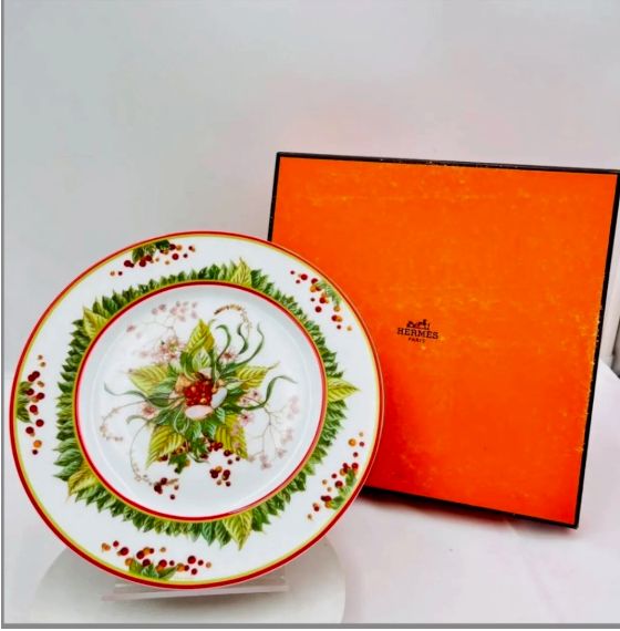 1円 HERMES エルメス ピタゴラスの庭 Le Jardin de Pythagore プレート