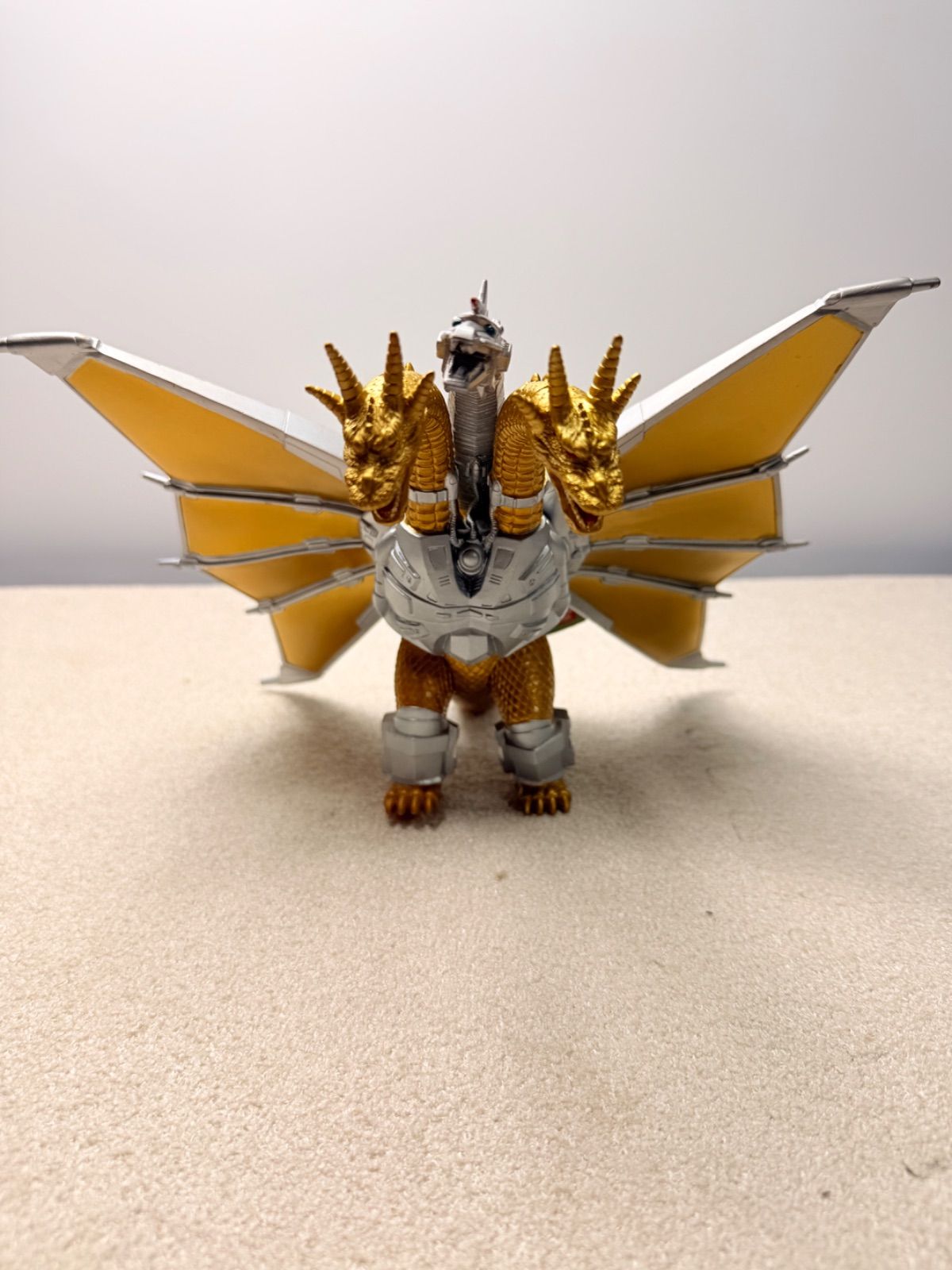 バンダイ メカキングギドラ ソフビ 1998 東宝怪獣シリーズ 約28cm タグ 