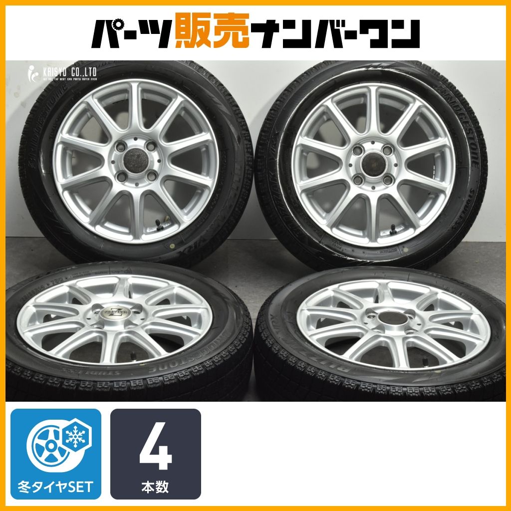 美品】ZEPHYR 14in 4.5J +43 PCD100 ブリヂストン ブリザック VRX 155 