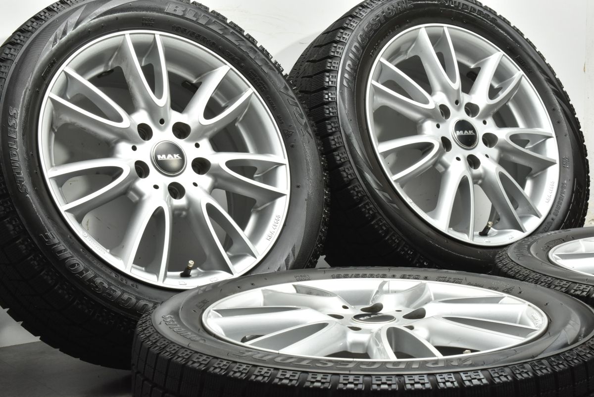 ホイールのみ販売可能】MAK JACKIY 16in 6.5J +54 PCD112 ブリヂストン 