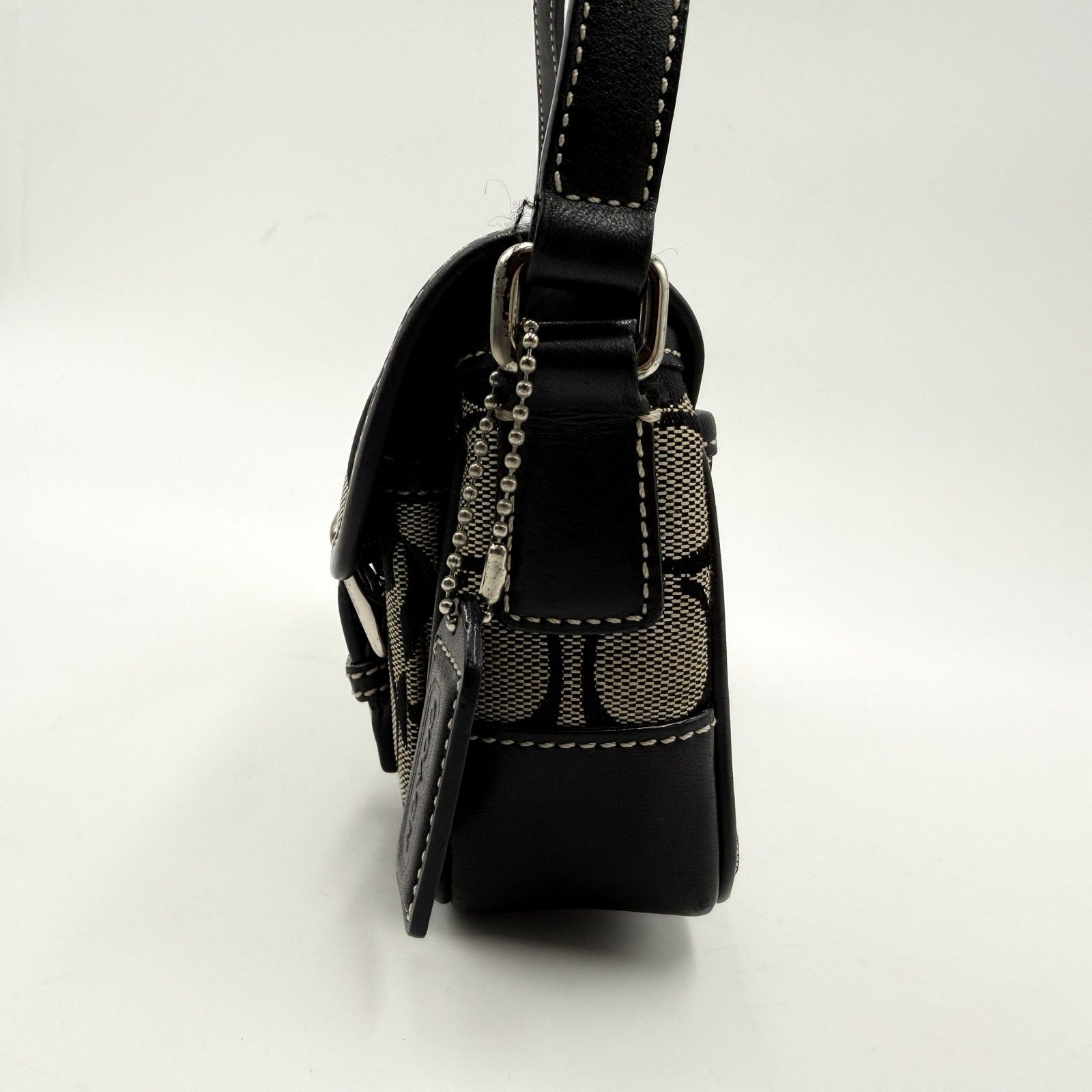 〓美品〓COACH コーチ〓6844 シグネチャー ミニフィールド キャンバス 