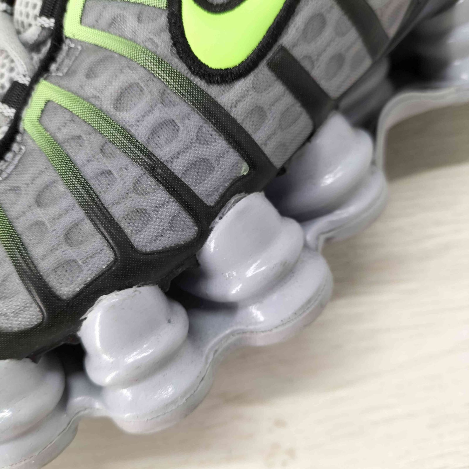 ナイキ NIKE SHOX TL WOLF GREY/LIME BLAST-BLACK メンズ JPN：26.5 