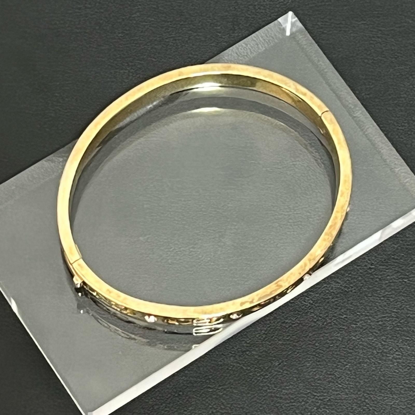 COACH】コーチ バングル 箱付き シグネチャーモチーフ メタル メンズ 