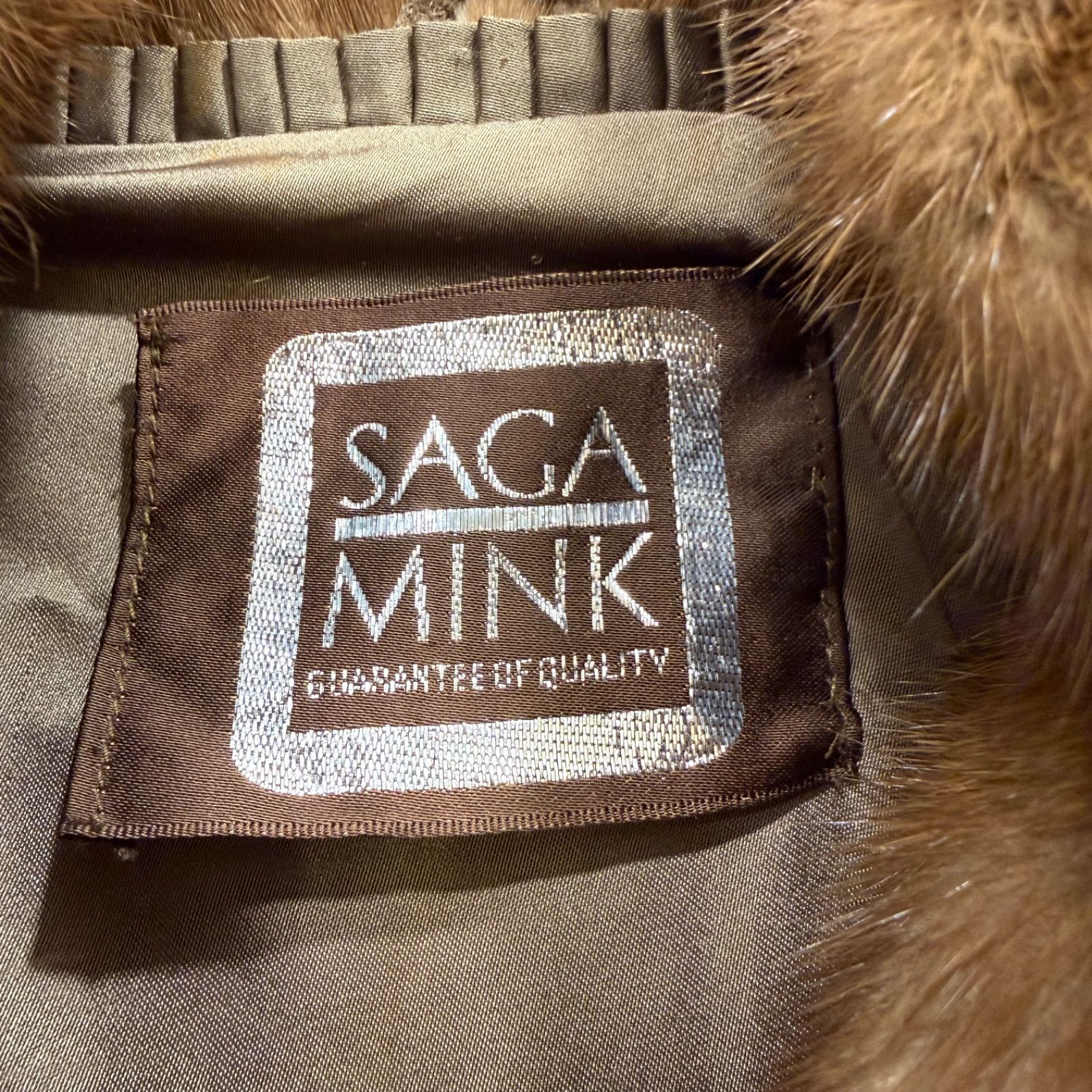 SAGA MINK サガ ミンク ファー コート ジャケット 9 サガミンク 銀サガ 