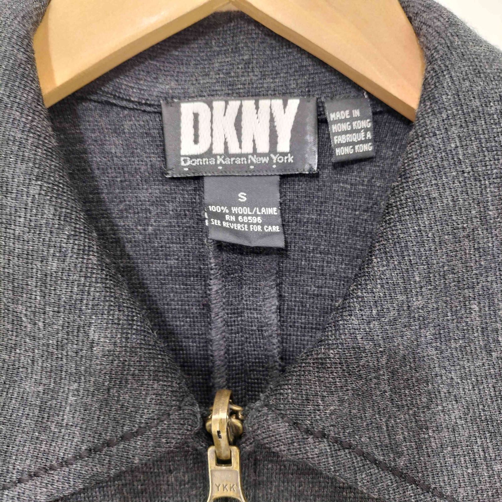 ダナキャランニューヨーク DKNY 90s archive Aライン ダブルジップ 