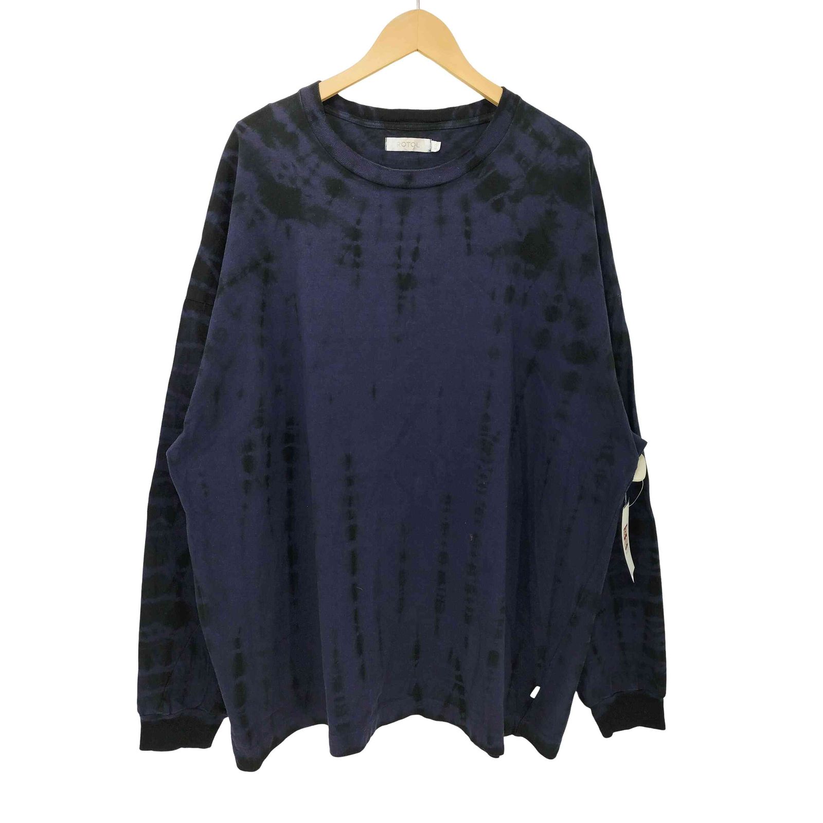 ロトル ROTOL BIG TWIST TEE MAD DYE タイダイ L/S Tシャツ メンズ JPN 