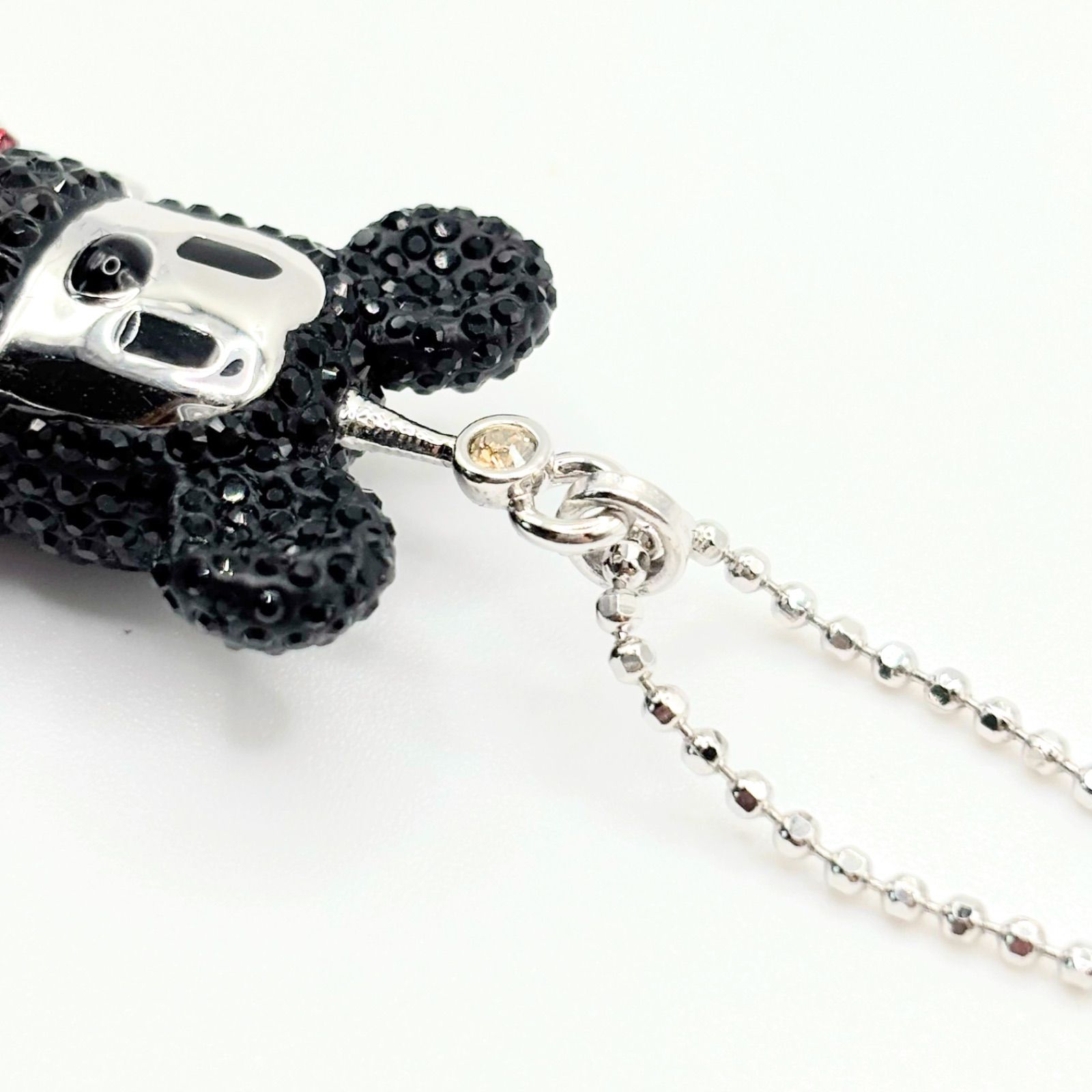 極美品】SWAROVSKI スワロフスキー ネックレス ミッキーマウス Mickey 
