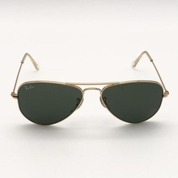 中古】Ray-Ban AVIATOR EXTRA SMALL サングラス RB3044 ゴールド