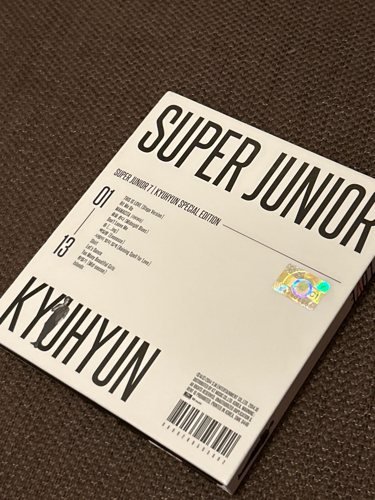 S6533) SUPERJUNIOR THIS IS LOVE キュヒョン CD アルバム super