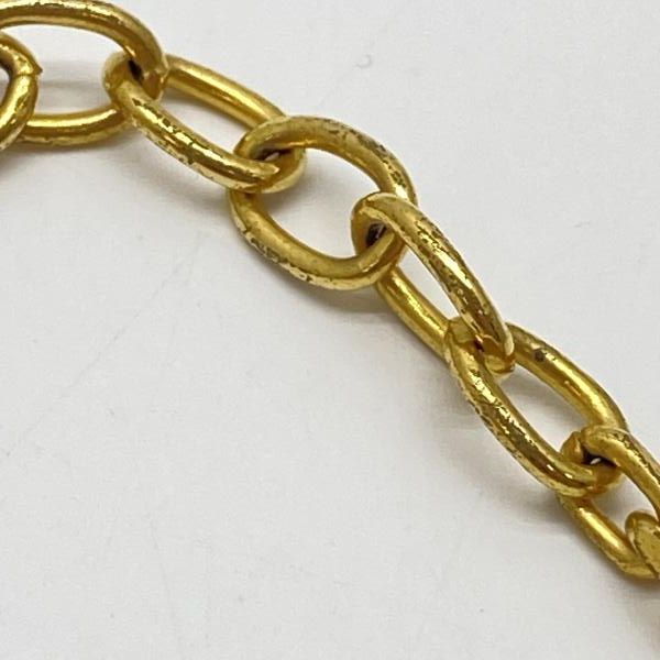 中古】VERSACE グレカ メデューサ ネックレス ゴールドカラー △サビ