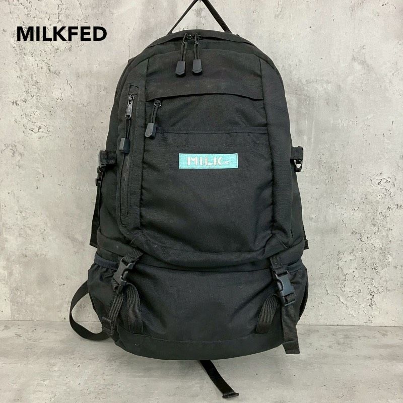 MILKFED. リュック バックパック PC/A4収納 ブラック MILKFED ミルク 