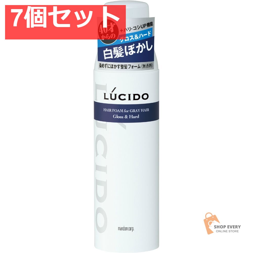 ルシード 白髪用整髪フォーム グロス＆ハード 7個セット まとめ売り