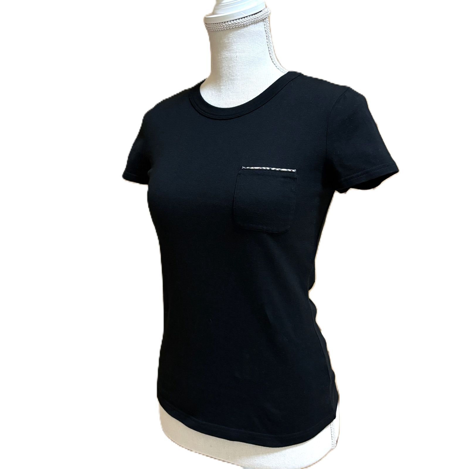 美品】BURBERRY BLUE LABEL バーバリーブルーレーベル カットソー 38 M 