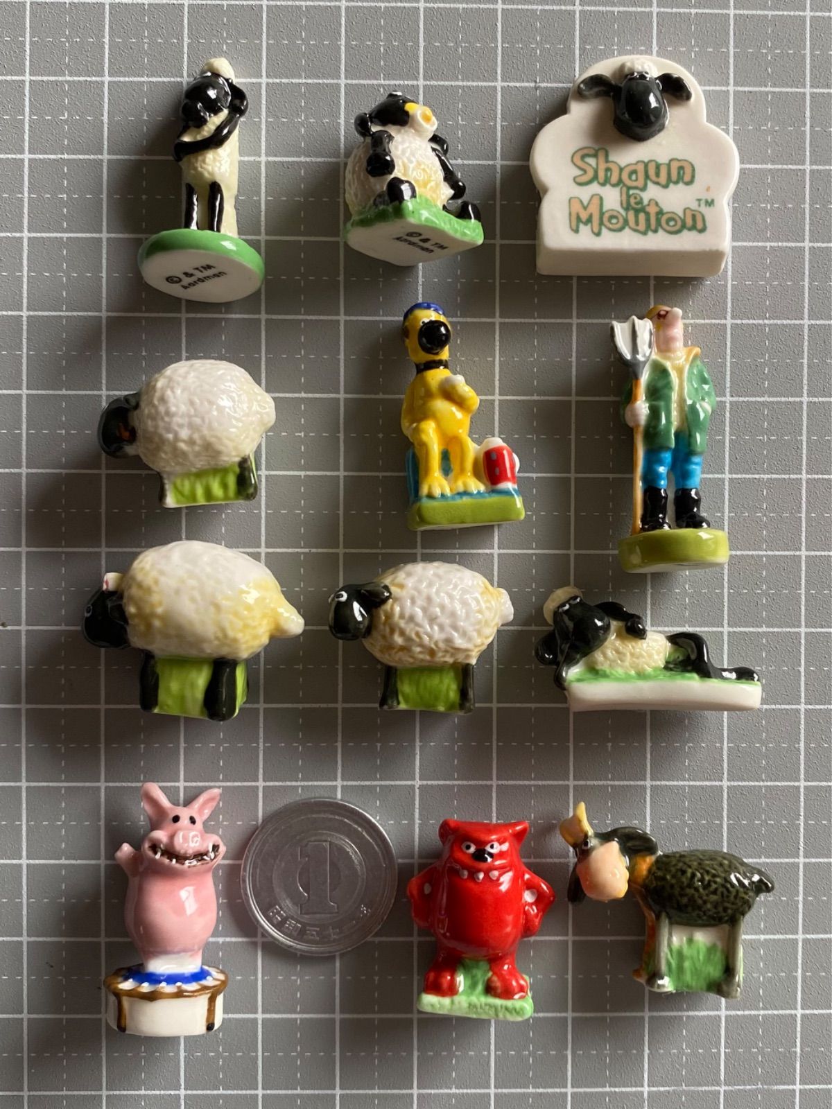 ひつじのショーンのフェーブ 12体セット／Shaun the Sheep／フランス