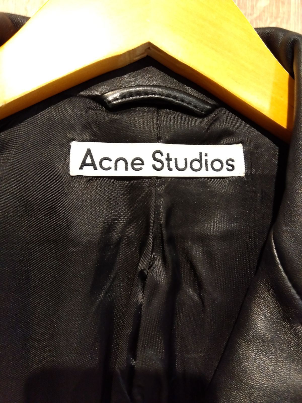 M08 Acne Studios アクネステュディオ ライダース クラシック レザー 