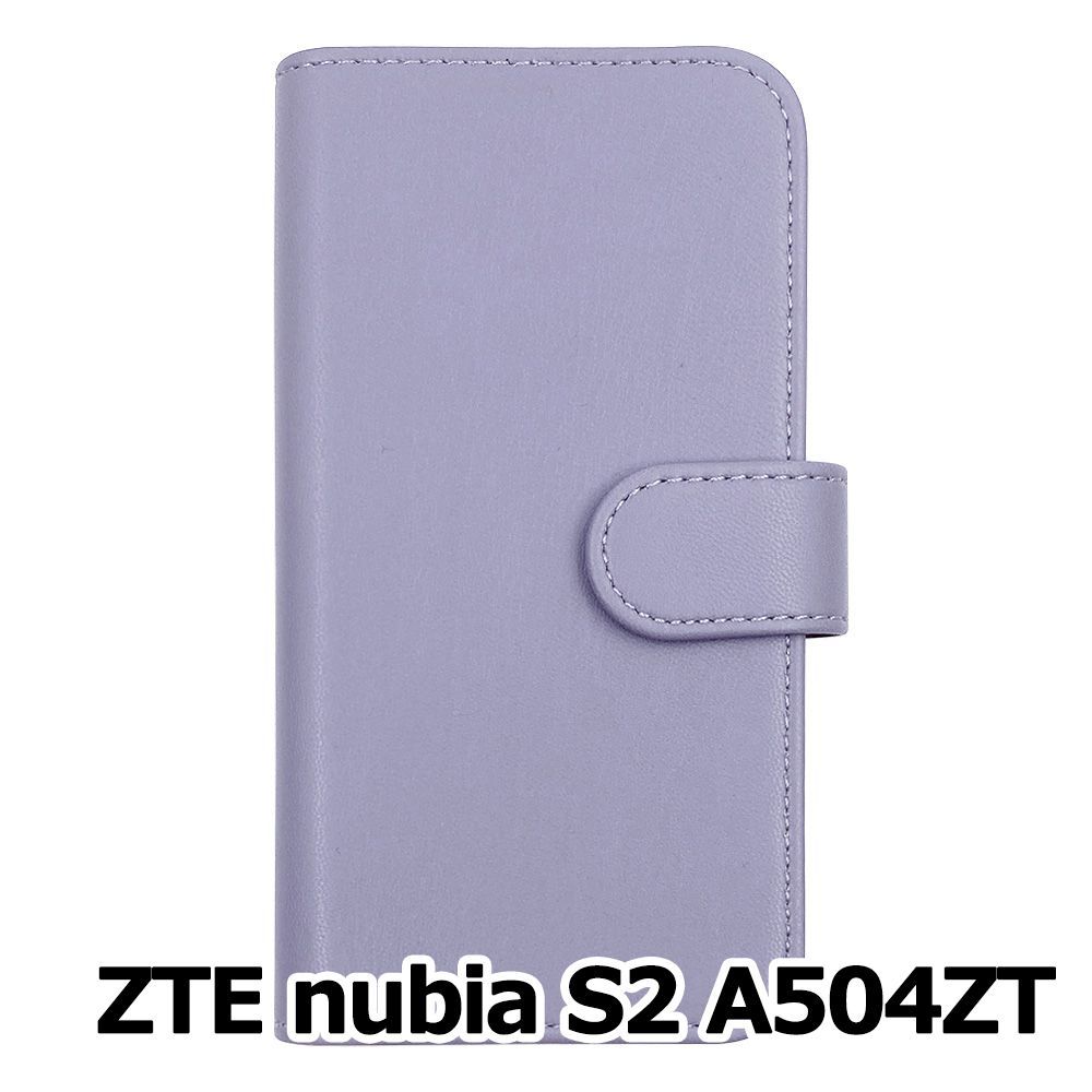 新品未使用】ZTE nubia S2 A504ZT 手帳型スマホ ケース スムース PU 