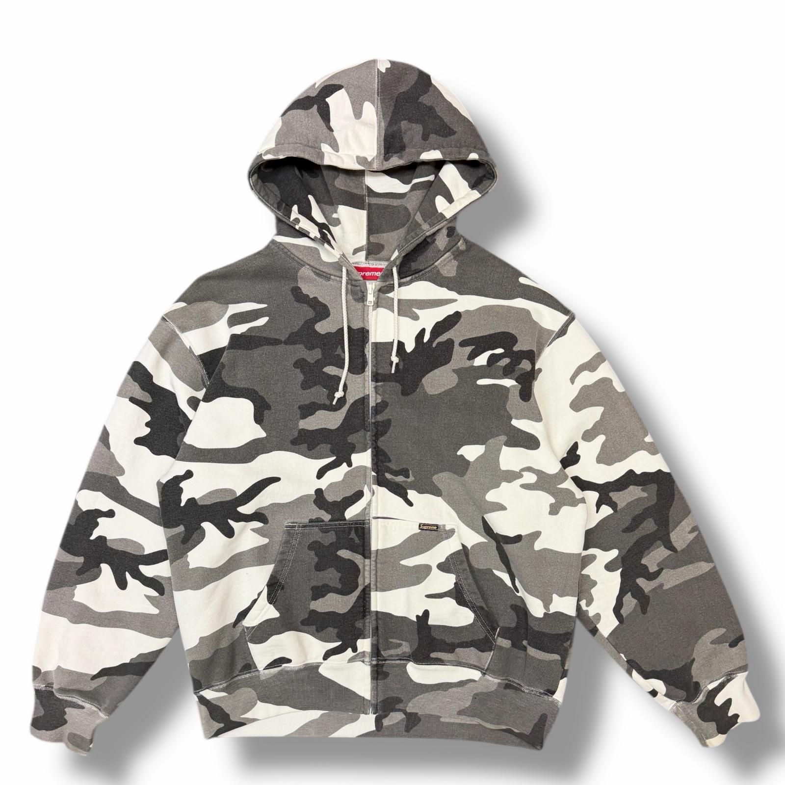 国内正規 Supreme 24AW Work Zip Up Hooded Sweatshirt  Camo スウェットジップフーディー パーカー シュプリーム スノーカモ M （13048M） 国内正規 Supreme 24AW Work Zip Up Hooded Sweatshirt Snow Camo