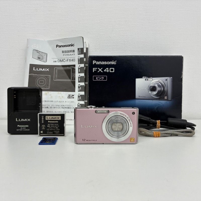 Panasonic LUMIX DMC-FX40 ピンク コンパクトデジタルカメラ