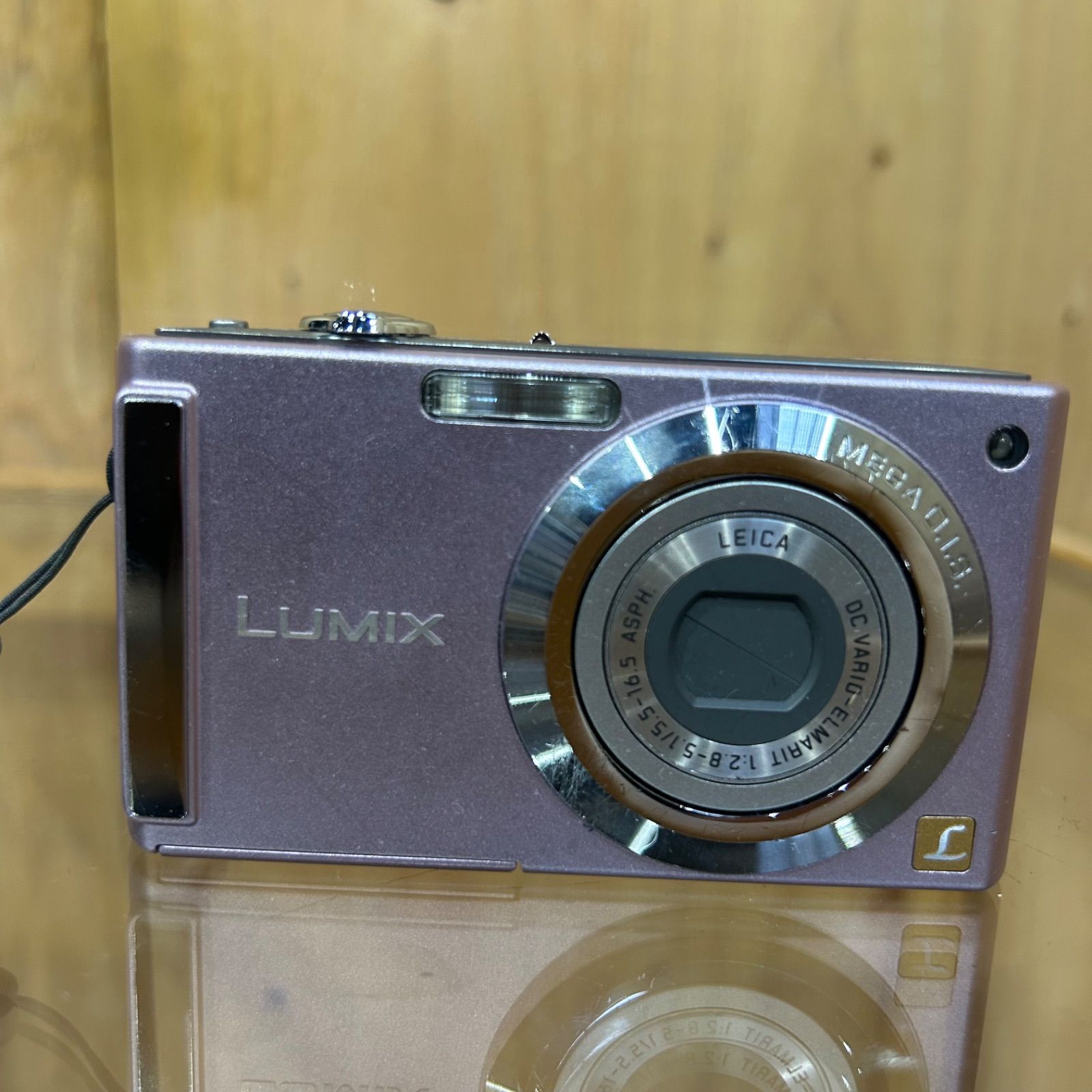 SGM】ジャンクPanasonic DMC-FS3 ピンク コンパクトデジタルカメラ 
