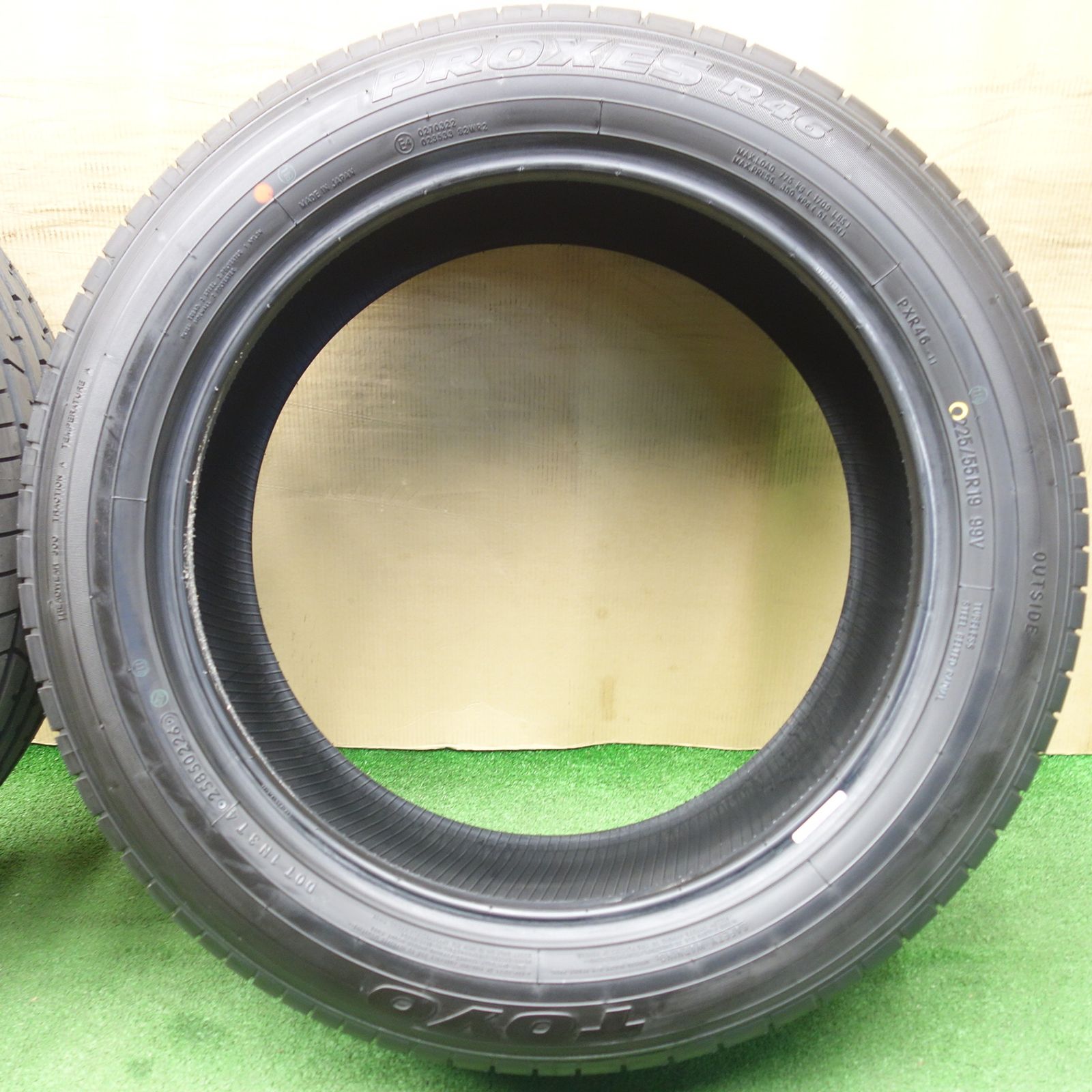新車外し！26年☆225/55R19 トーヨー プロクセス R46 タイヤ 19インチ 