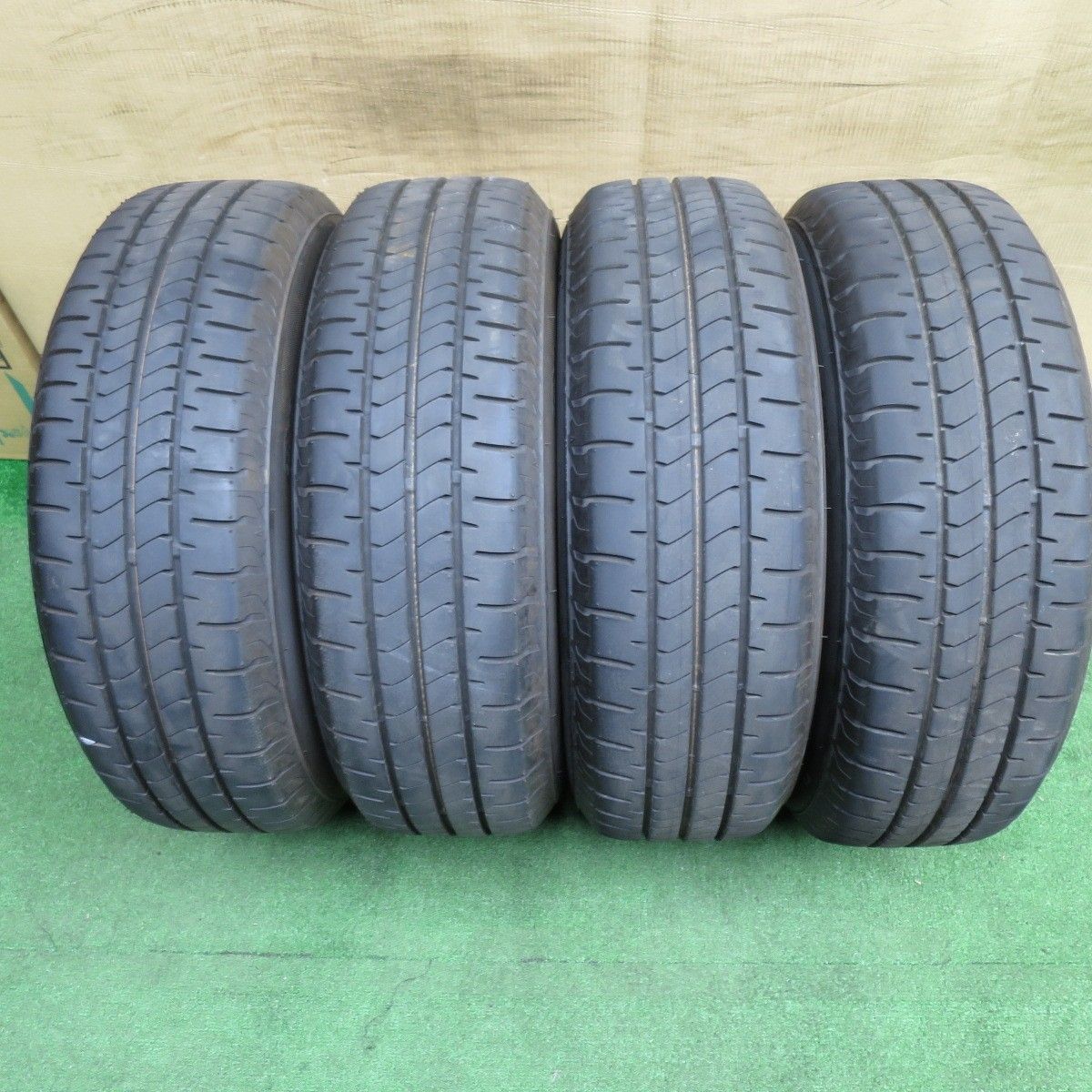 バリ溝！25年！キレイ！ほぼ10分★185/65R14 ブリヂストン NEWNO NIRVANA NV ニルバーナ ニルヴァーナ ニューノ ...