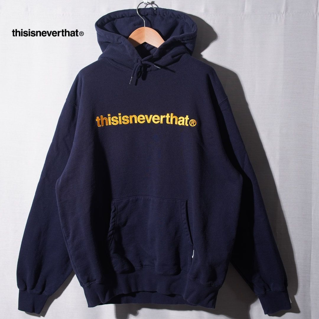 ディスイズネバーザット thisisneverthat パーカー L ネイビー