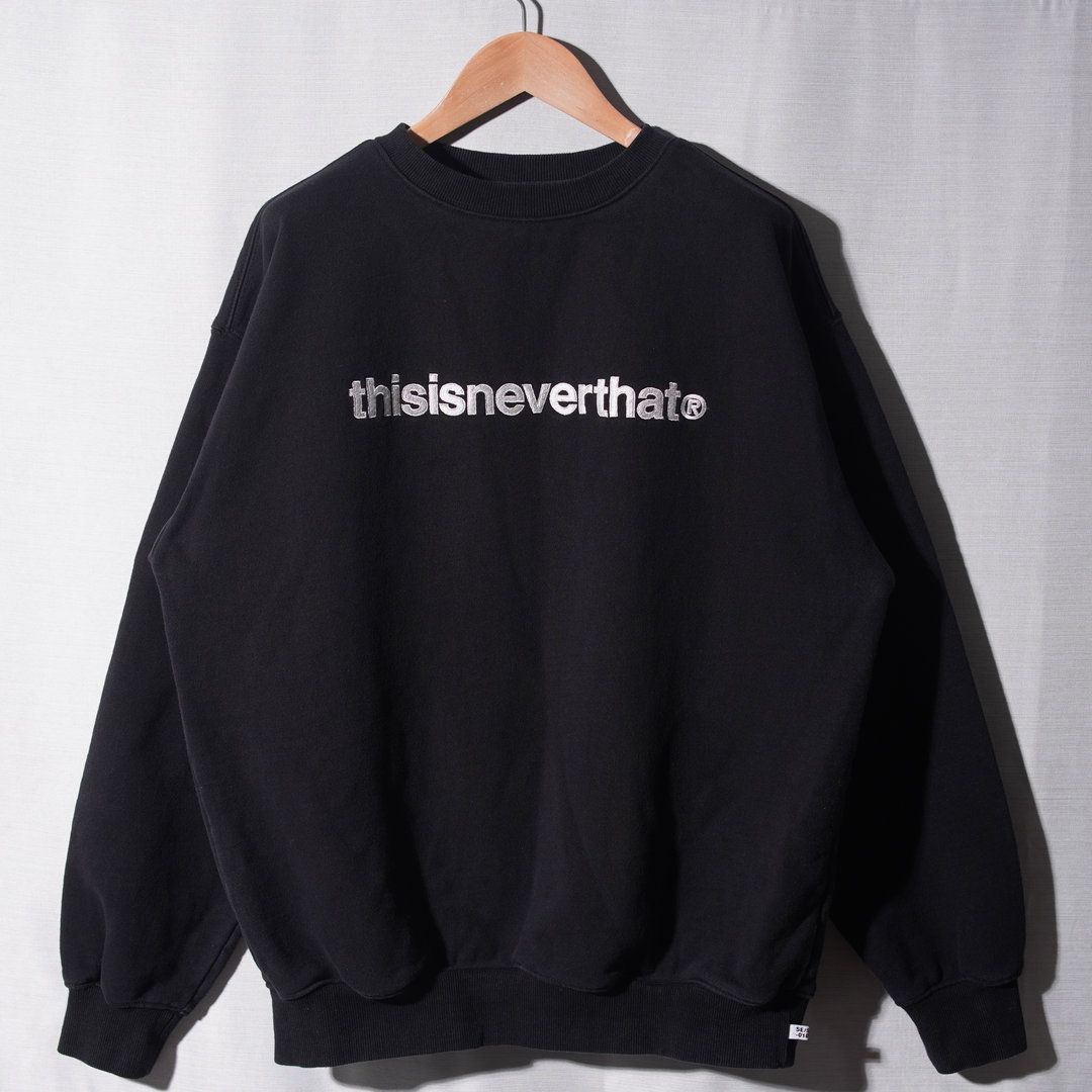 thisisneverthat ブラック スウェット M 【公式通販】