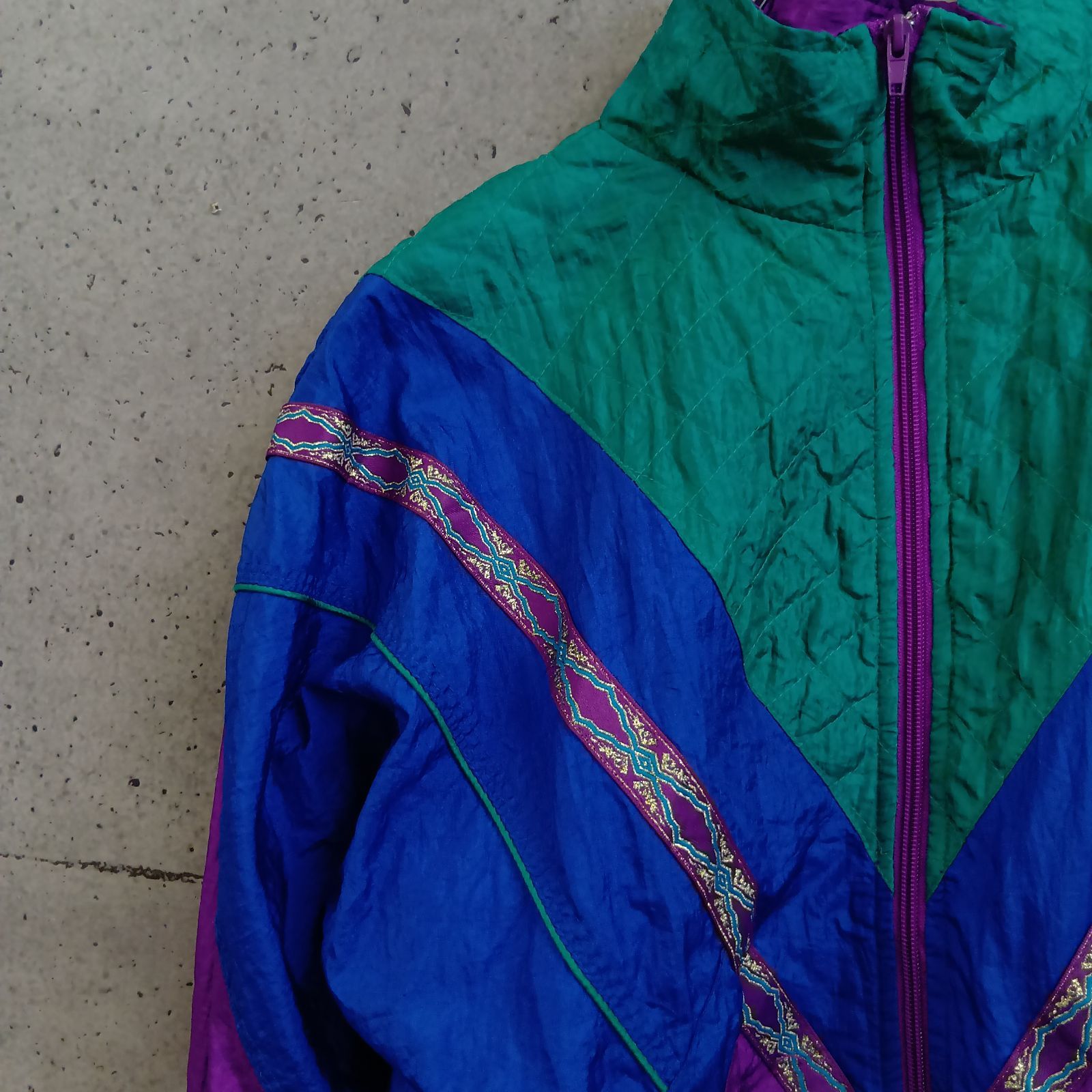 USED】US 古着 Bocoo ナイロンジャケット ウィンドブレーカー 派手色 
