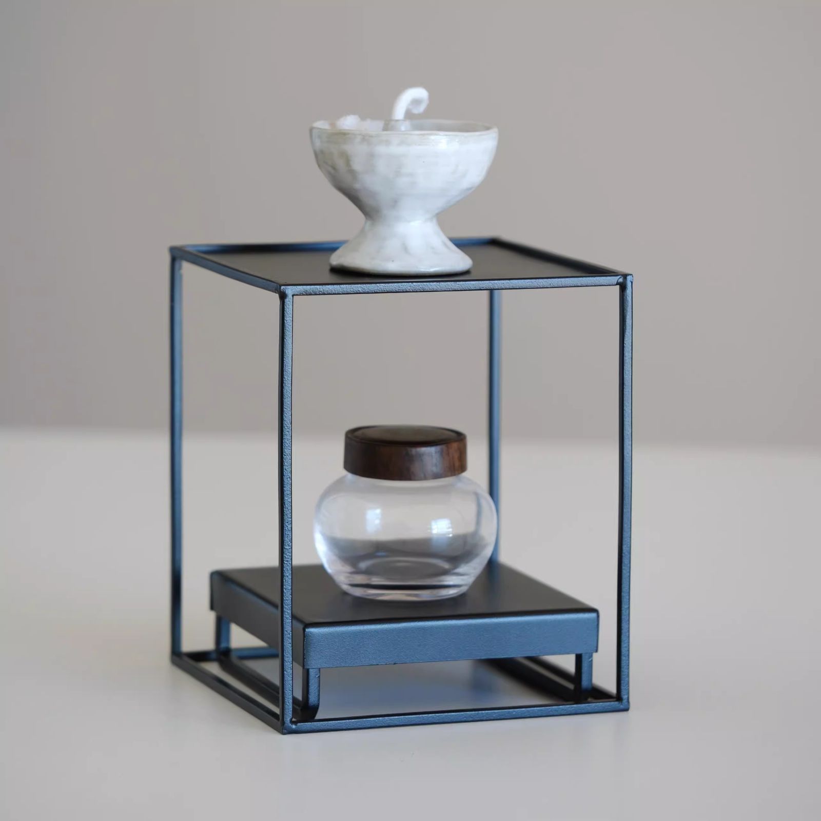 新品未使用 鉄製 茶棚 高+低セット 茶器置きCJ468 - メルカリ