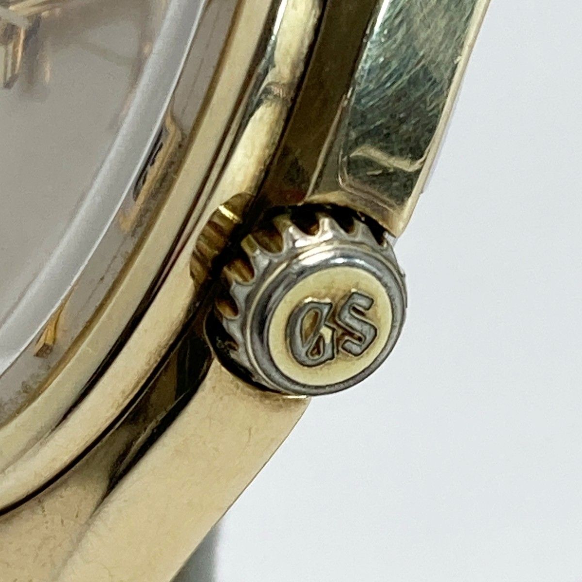  SEIKO セイコー グランドセイコー ハイビート 36000 デイト 6145-8000 自動巻き メンズ 腕時計 HI-BEAT カーキ系 自動巻き時計 腕時計(アナログ)