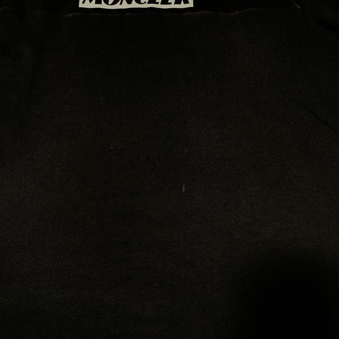 モンクレール プリントロゴ ブラック XL Tシャツ 国内正規品 5S159 