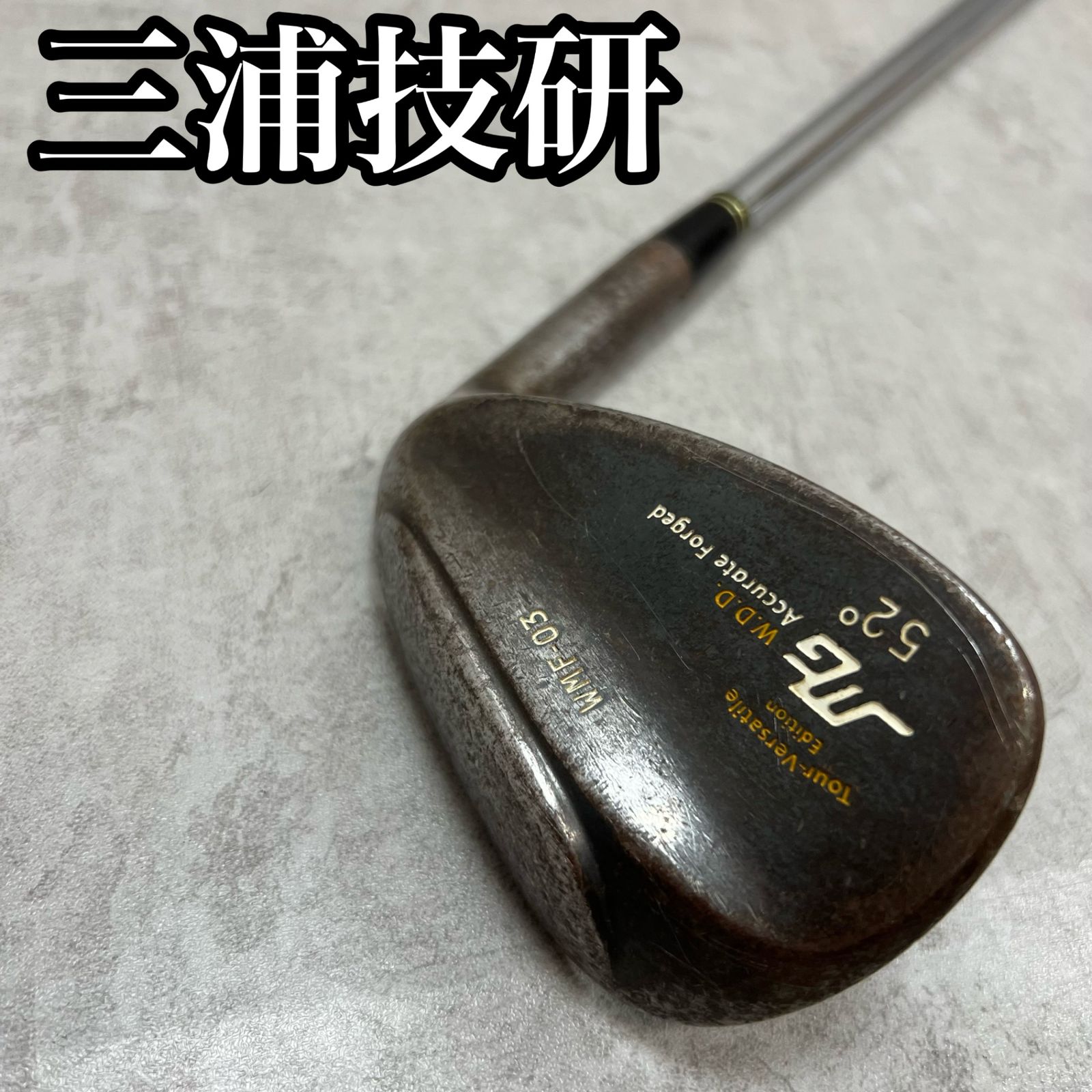 三浦技研 WMF-03 メンズゴルフ AW アプローチウェッジ 52° 35インチ D 